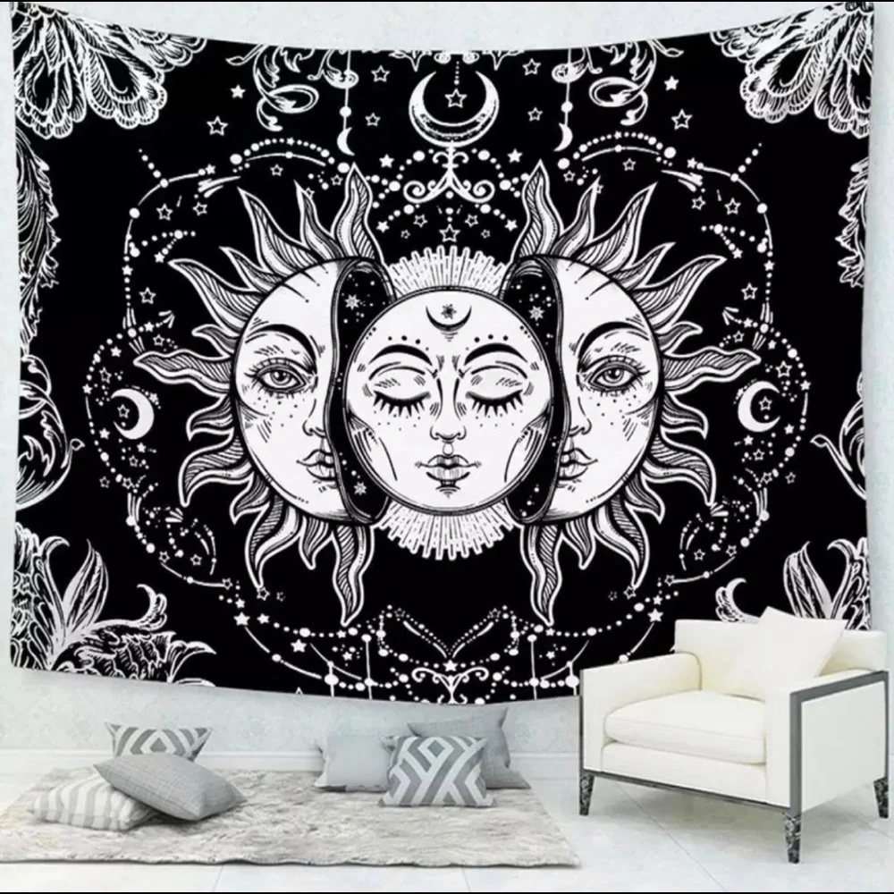 Sun And Moon Cosmic Tapestry